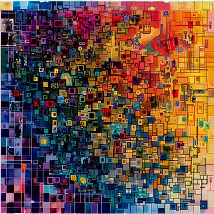Digital Mosaic Print