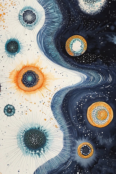 Cosmic Bloom Divide 78HNP3 55 by Abstract Rebellion