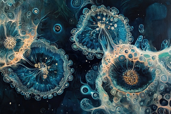 Celestial Bloom NZ92H3 57 Print