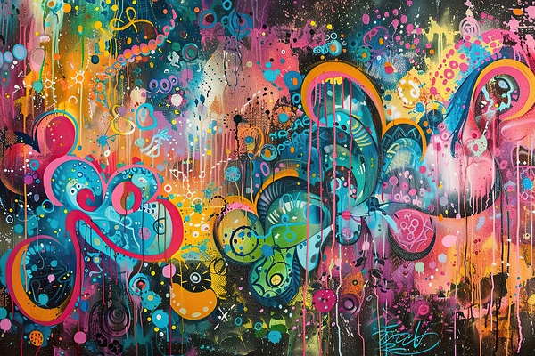 Cosmic Bloom 79HNP2 55 by Abstract Rebellion