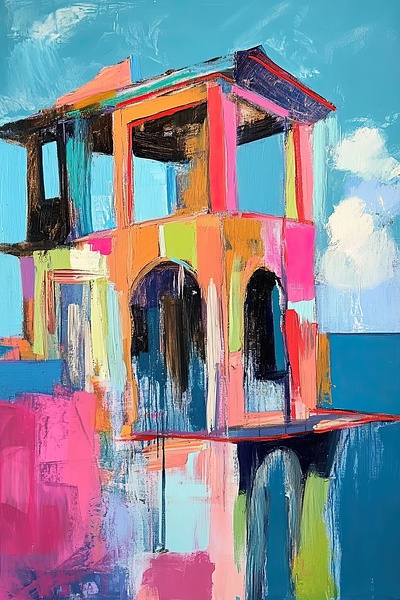Chromatic Ruin Reflections H92N5Z 55 by Abstract Rebellion