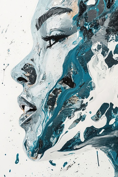 Azure Visage Flow 2H9N3Z 55 by Abstract Rebellion