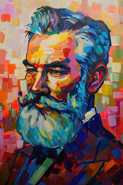 Bearded Visionary H92N3Z 55 Print