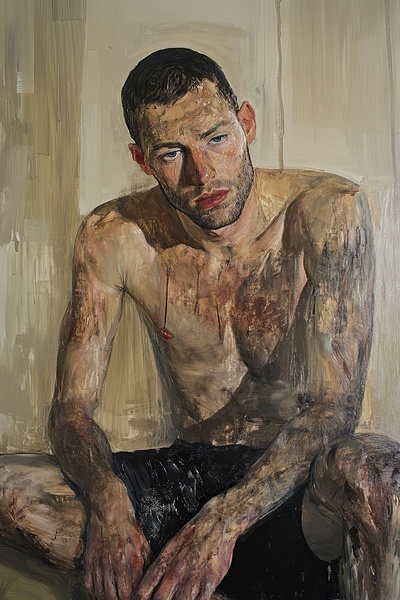 Contemplative Man K7H9N2 50 by Abstract Rebellion
