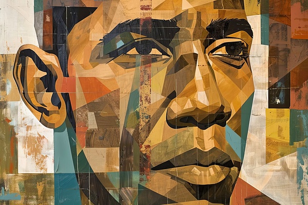 Contemplative Visage H2N9P2 60 by Abstract Rebellion