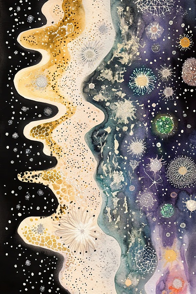 Cosmic Bloom Divide 92HNPZ 47 by Abstract Rebellion