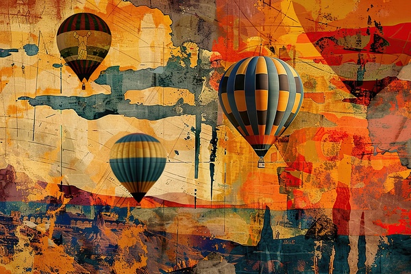 Aloft Over Atlas 7H9N2P 52 by Abstract Rebellion