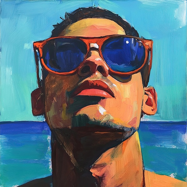 Azure Gaze Summer 9H3N2Z 57 Print