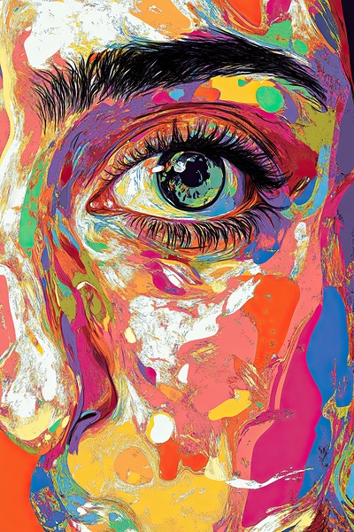 Chromatic Gaze JH92N3 55 Print