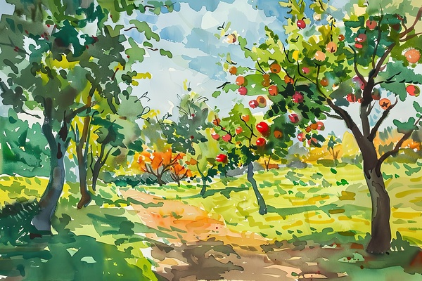 Apple Orchard Reverie 7294HB 45 by Abstract Rebellion
