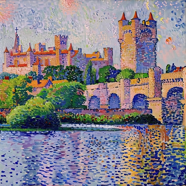 Castle River Light H29N5Z 65 Print