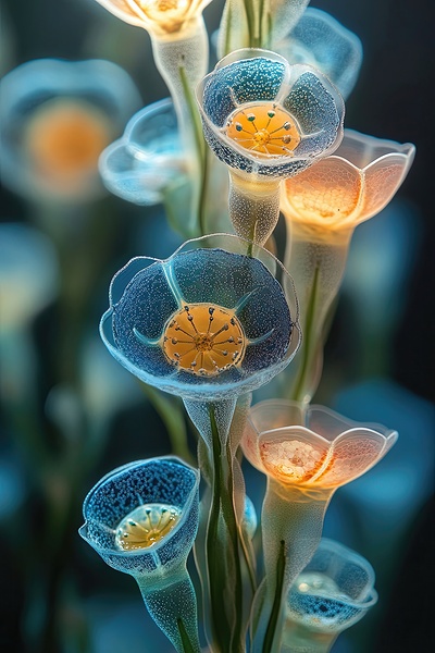 Bioluminescent Flora 2Y9H7N 62 Print