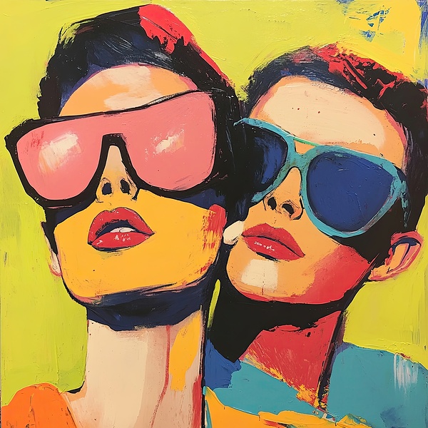 Chromatic Gaze Y2K 9H3N 48 Print