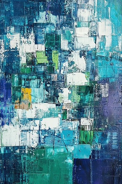 Azure Mosaic Dreams 2H9N3Z 51 by Abstract Rebellion