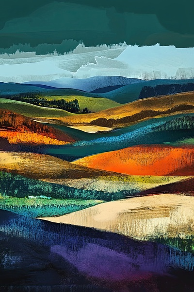 Chromatic Hills 794DN2 55 Print