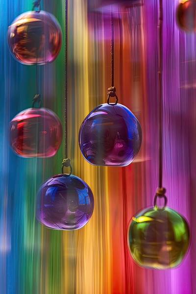 Chromatic Orbs J9H3N2 45 Print