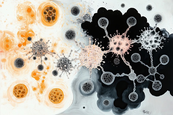Cellular Echoes Across Void 7P3N2H 47 by Abstract Rebellion