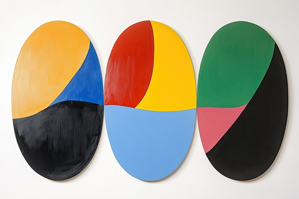 Chromatic Triptych K82P3Z 52 by Abstract Rebellion