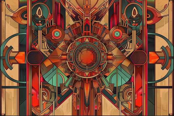 Aztec Sunstone Convergence H92N5Z 68 by Abstract Rebellion
