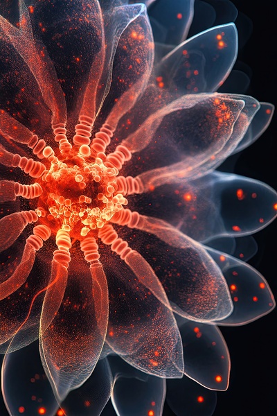 Bioluminescent Bloom H3N9P2 60   Copy by Abstract Rebellion