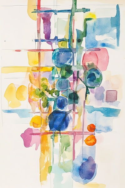 Chromatic Interplay 7H3N2P 47 Print