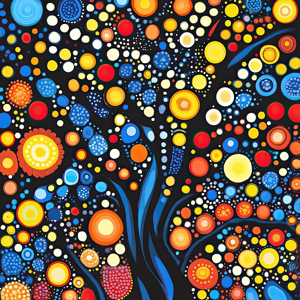 Celestial Bloom NZ92K4 57 Print