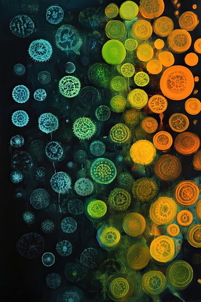 Cellular Echoes Gradient Y39Z7 55 by Abstract Rebellion