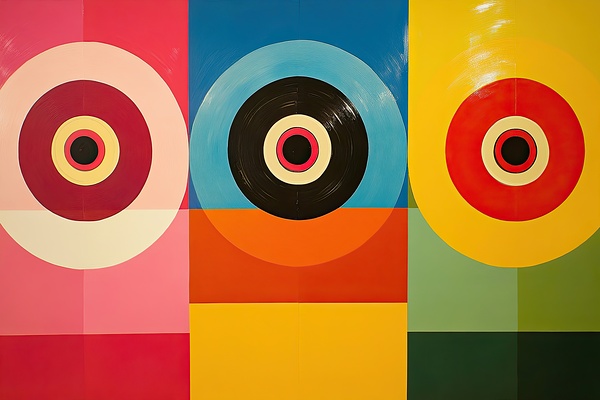Chromatic Triptych H3N2P9 55 by Abstract Rebellion