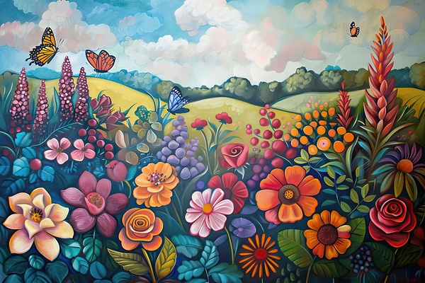 Blissful Bloom 7H29NP 45 by Abstract Rebellion