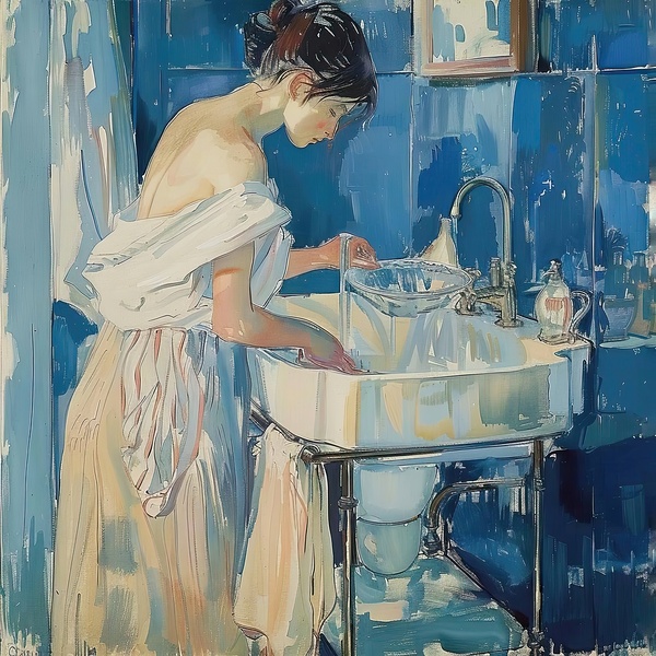 Azure Ablutions 7P3H9N 69 by Abstract Rebellion