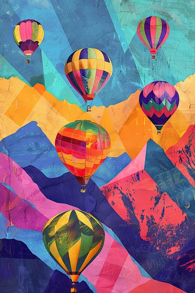 Aloft Over Chromatic Peaks 5H9N2Z 60 by Abstract Rebellion