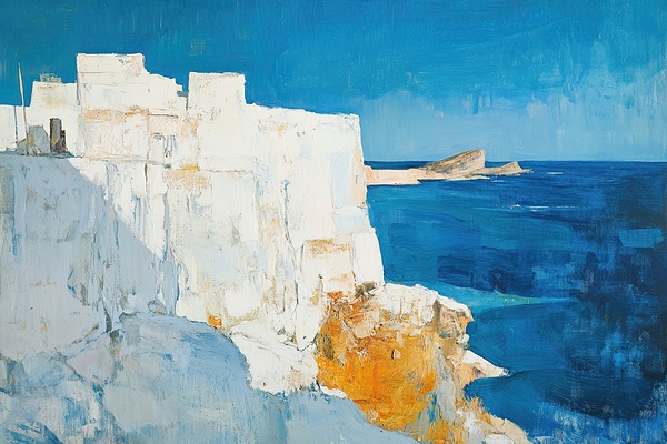 Azure Cliffside Vista H2N9P2 50 Print