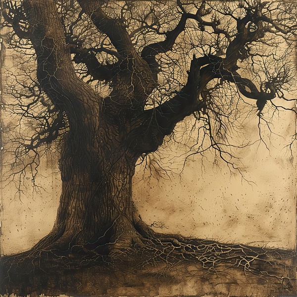 Ancient Oak Winter 8294H 45 by Abstract Rebellion