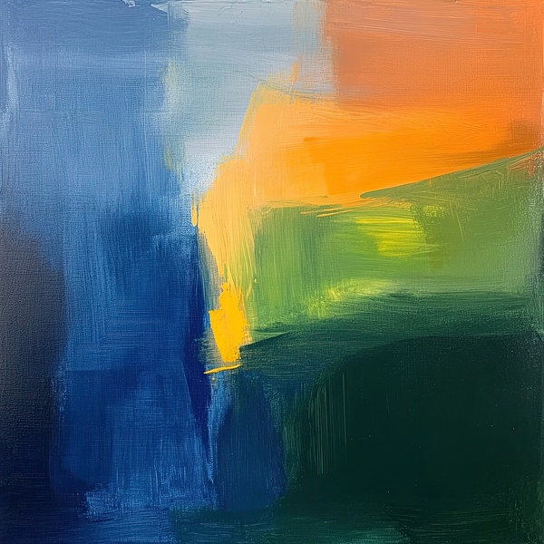 Chromatic Horizon 7P3N9H 54 Print