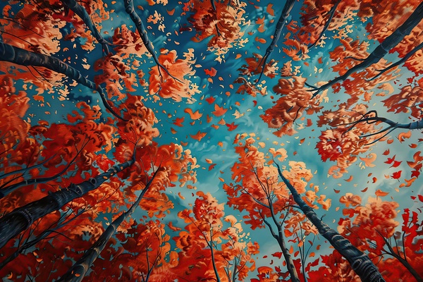 Autumn Sky Dance H2N3P9 65 by Abstract Rebellion