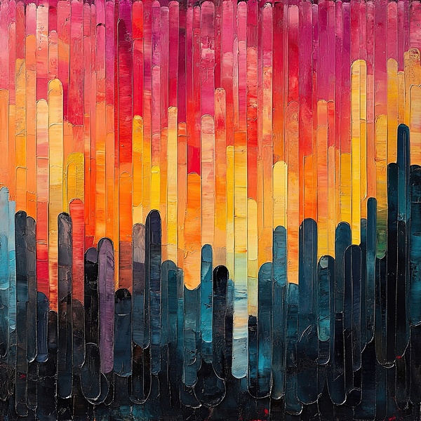 Chromatic Rhythm Flow 589HC 58 by Abstract Rebellion