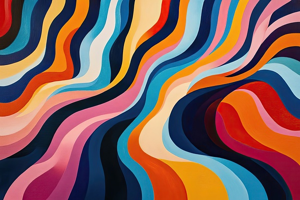 Chromatic Ripples 7P3H9N 65 by Abstract Rebellion
