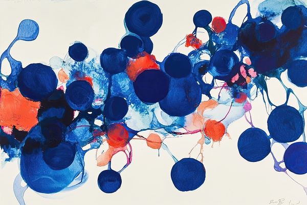 Azure Bloom Cascade H2N9P2 58 by Abstract Rebellion
