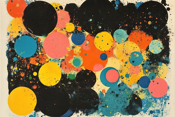 Chromatic Orbs Y89Z5H 60 Print