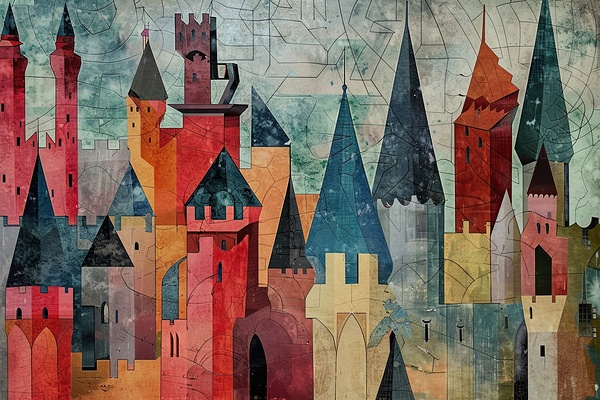 Castles in the Clouds 7P3H9N 58 Print