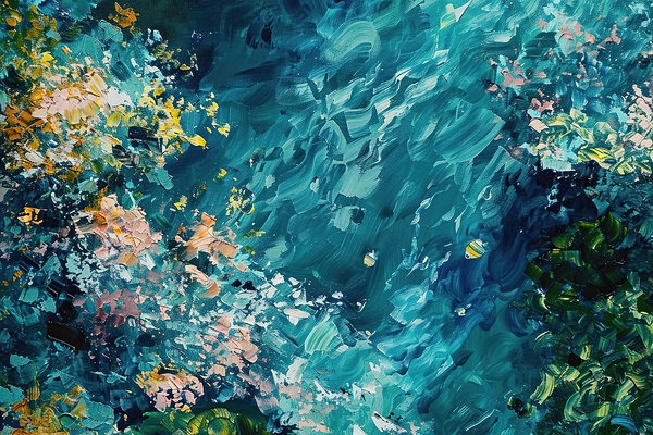 Azure Depths Echoes H92P3N 50 by Abstract Rebellion