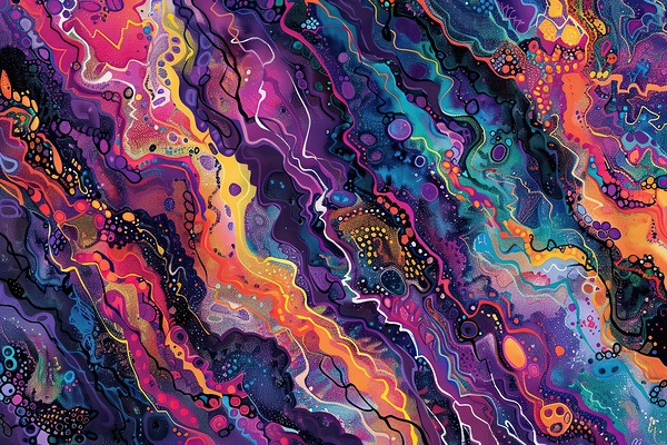 Cosmic Chromatic Flow 5H2N9Z 57 by Abstract Rebellion