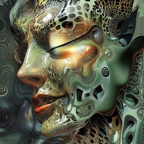 Biomorphic Reverie N92H7J 62 Print