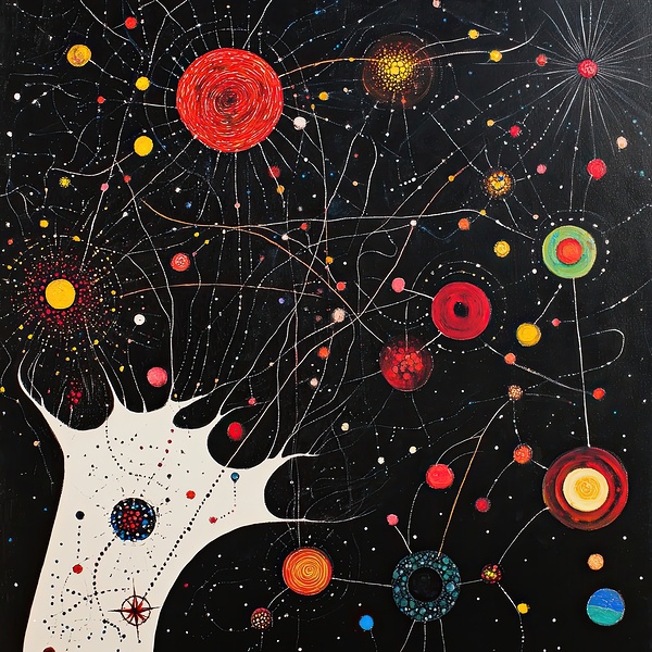 Cosmic Bloom Network H9P4N2 55 by Abstract Rebellion