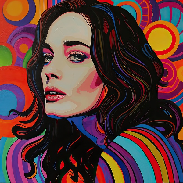 Chromatic Muse K29H7N 55 Print