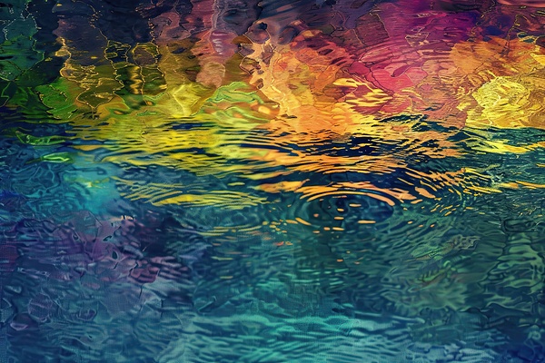 Chromatic Ripples H9P4NZ 47 by Abstract Rebellion