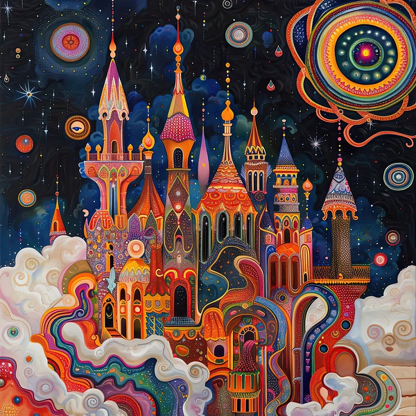 Celestial Castle Dream 92HJ5Z 65 Print