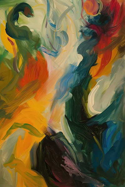 Abstract Expression 7H29P4 45 Print