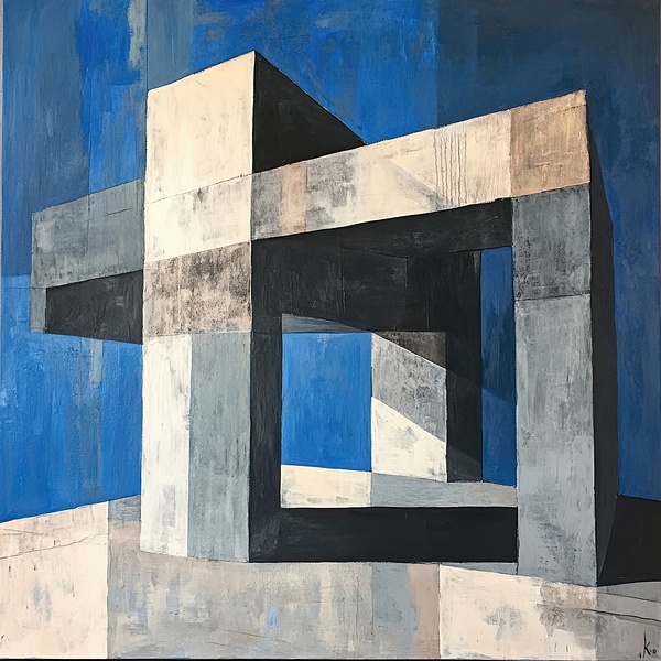 Azure Construct 48HNZ9 64 by Abstract Rebellion