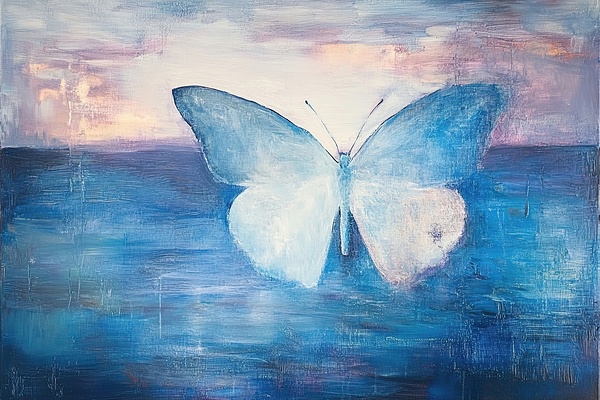 Azure Butterfly Dreams H2N9P4 45 by Abstract Rebellion